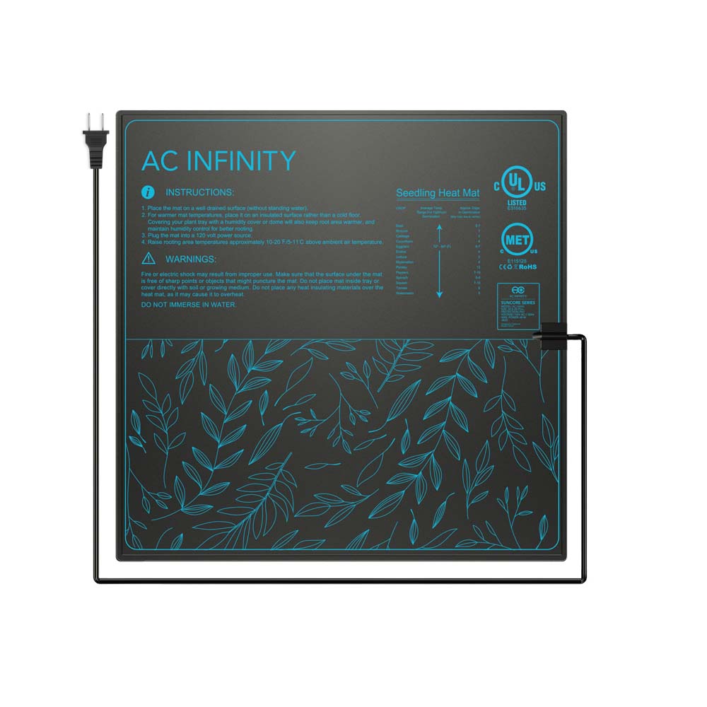 AC Infinity seedling heat mat 2 trays