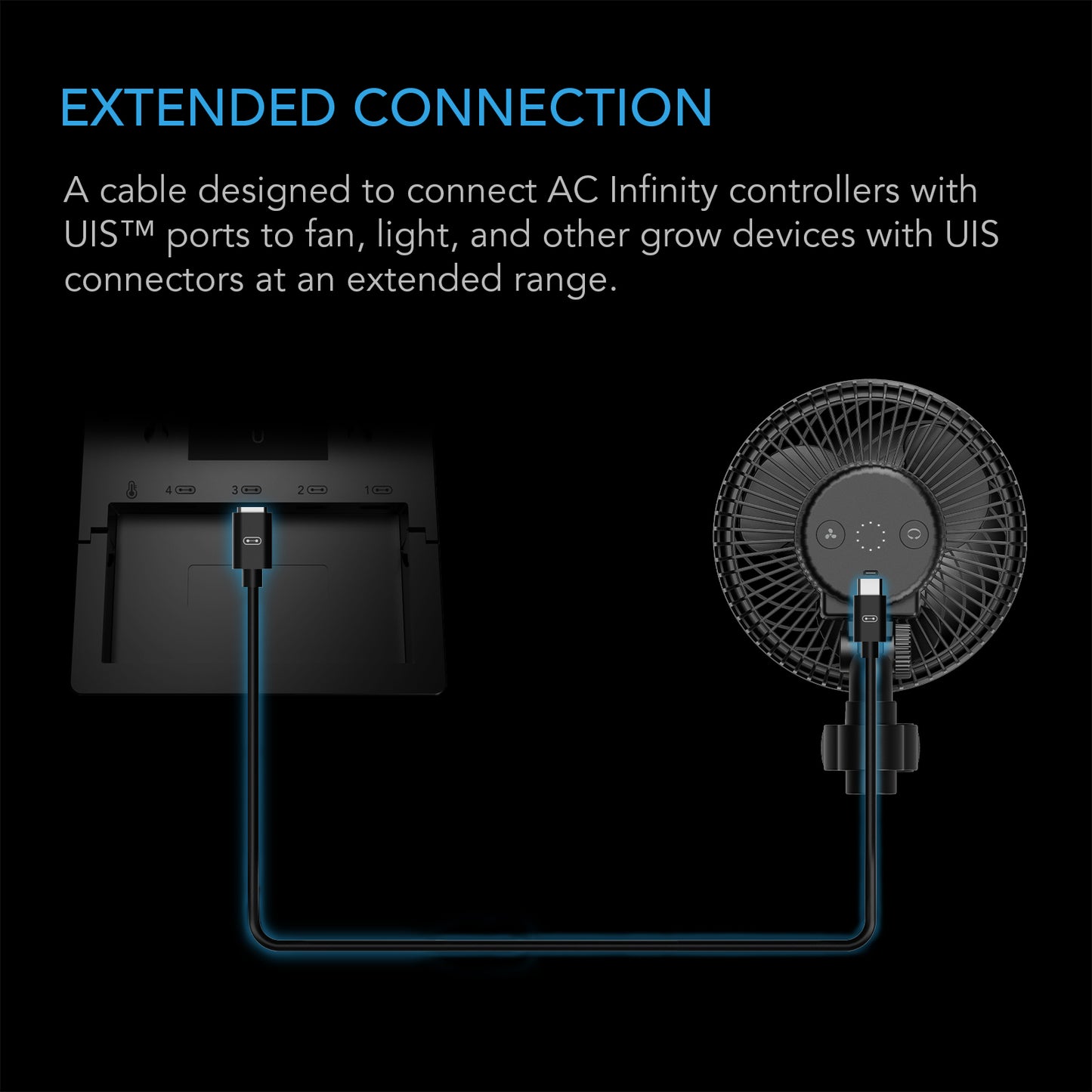 UIS Extension Cable, Male to Male, 10 ft