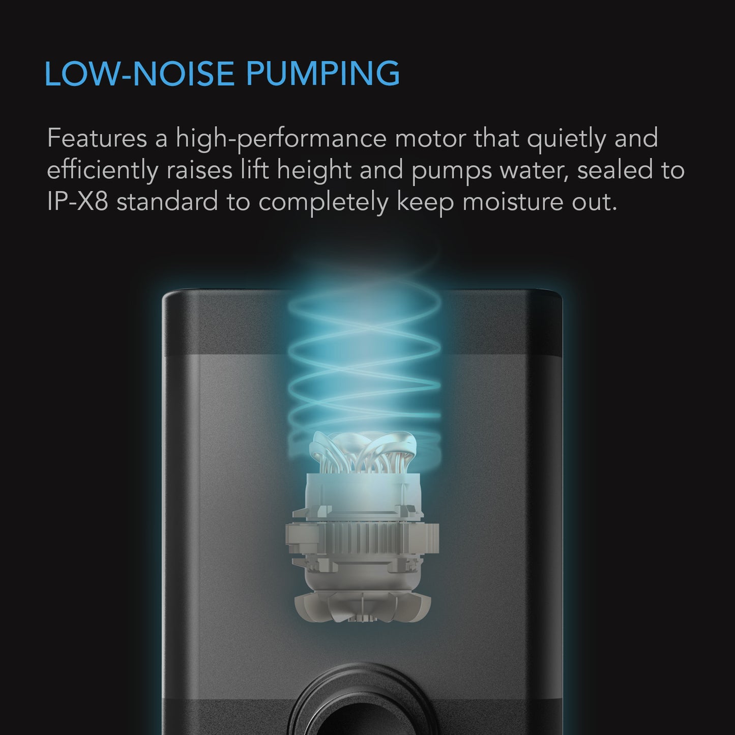 AC Infinity water pump internals