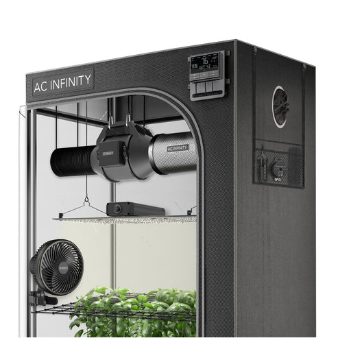 AC Infinity Cloudlab 642 Grow Tent Kit with lights, fan, and controller