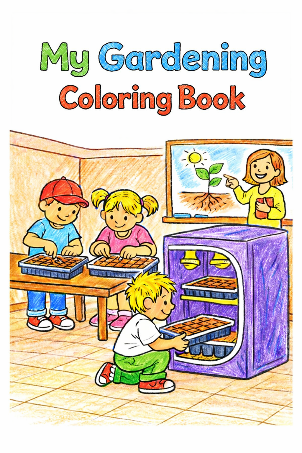 My Gardening Coloring Book PDF