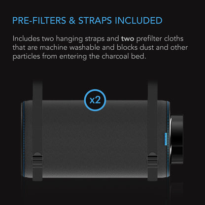 AC Infinity carbon filter 4inch diameter prefilter