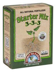 Starter Mix 3-3-3 Fertilizer- 1lb