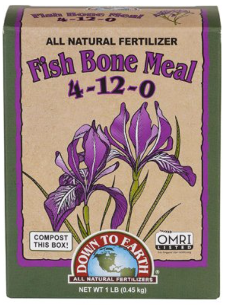 Fish Bone Meal 4-12-0 Fertilizer- 1lb