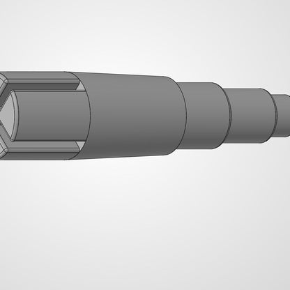 Forestry Hand Dibbler & Extractor | 3D Model Download