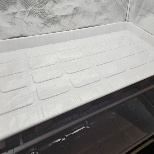 Greenbridge large white garden tray 2ft by 4ft. Made from ABS.