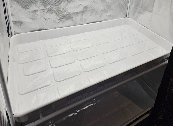 Greenbridge large white garden tray 2ft by 4ft. Made from ABS.