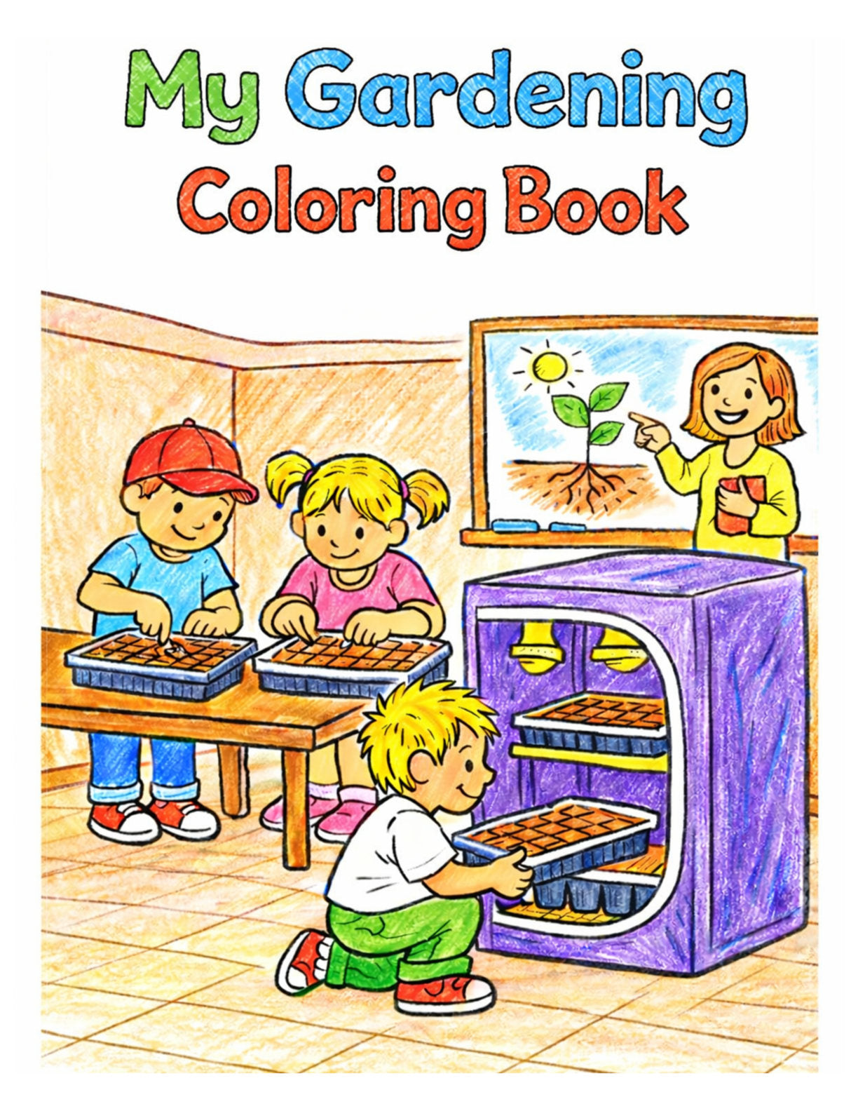 My Gardening Coloring Book | Digital Download