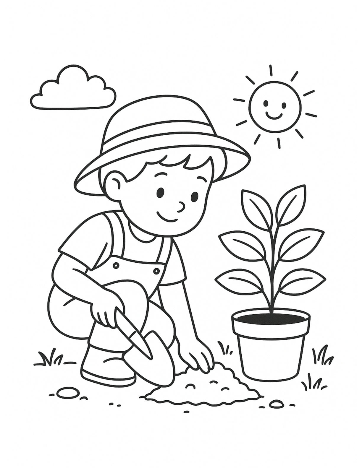 My Gardening Coloring Book | Digital Download