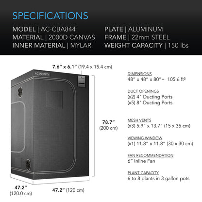 Cloudlab 844 4x4 Grow Tent