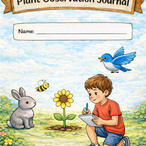 My Plant Observation Journal | Digital Download